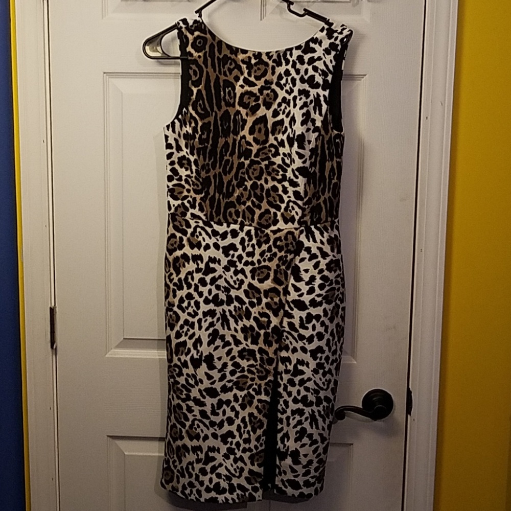 Leopard Print Mini Dress